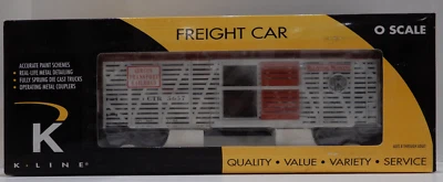 K-Line K763-5301 O Gauge Circus Transport Double Door Stock Car NEW - Image 1 of 2