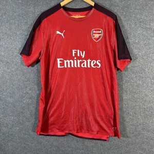 Arsenal FC Jersey Mens Extra Large Red Black Soccer Football Puma Adult Z148 - Picture 1 of 16