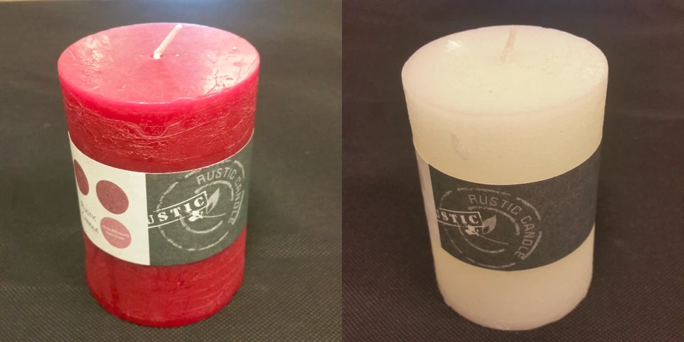 rustikale Stumpenkerzen Zylinderkerze Kerze Rustic Candle Tischdeko Weihnachten - Bild 1 von 1