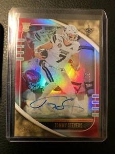 2020 PANINI ABSOLUTE RED SPECTRUM SP /75 RC ROOKIE AUTO TOMMY STEVENS SAINTS - Picture 1 of 1