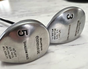 Super Concorde Ladies Shallow Face Woods Set 3 and 5 Graphite Shafts - Picture 1 of 8
