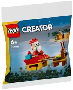 ❄️ 2X 2024 Lego Creator #30670 Santa's Sleigh Ride Polybag Set. 73Pcs.NEW LoT - Picture 1 of 4