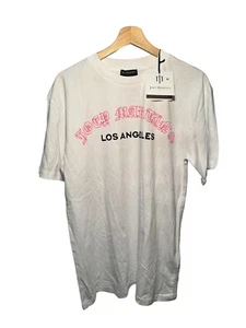 Joey Martin’s Paris Los Angeles T-Shirt NWT White Short Sleeve Designer Tee - Picture 1 of 11