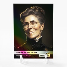 FRANCES WILLARD Women's Suffragist Trading Card GBC #FWWS