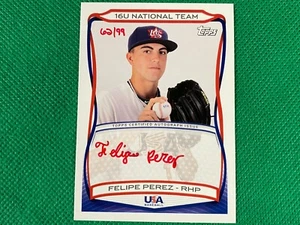 2010 USA Baseball Autographs Red #ATBD16 Felipe Perez 62/99 USA - Picture 1 of 1