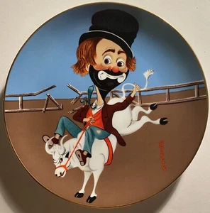 Red Skelton Collector Plate 1982 Bronco Freddie #7,997 of 15,000 Armstrong - Picture 1 of 4