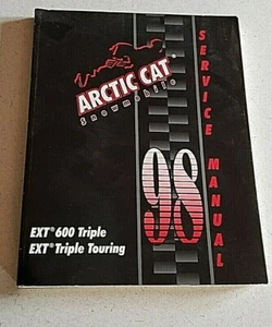 1998 Arctic Cat OEM Service Manual # 2255-727 EXT Triple 600 Touring - Bild 1 von 1