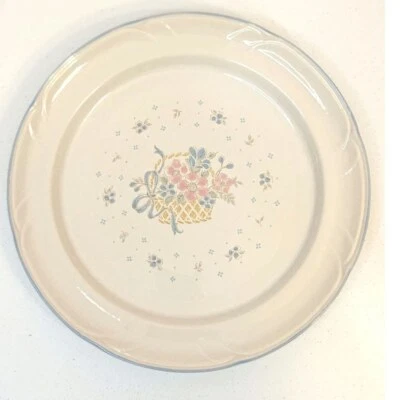 Country Basket Collection 12" Serving Plate Stoneware Country Kitchen Japan - Image 1 of 4
