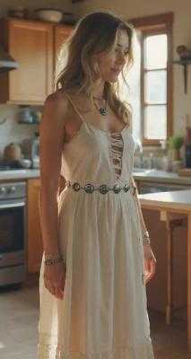 Donna Vintage Look Metallo Argento Blu Turchese Perline Pendente Fiore Scialle S - Immagine 1 di 4