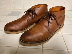 RED WING 10 A WORK CHUKKA ROUGH & TOUGH LEATHER Made in USA - Picture 1 of 15