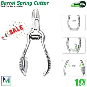 PODIATRY CHIROPODIST INGROWN THICK TOENAIL CLIPPERS NAIL CUTTERS TRIMMER TOOL - Picture 1 of 8