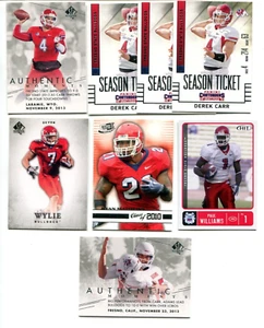 Lot of (8) Fresno State Bulldogs College Cards with Derek Carr SP Rookie 🏈 - Bild 1 von 1