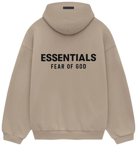 Felpa con cappuccio Fear Of God Essentials Fleece II Desert Sand (192HO246257F) uomo taglia S L