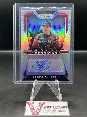 2021 Panini Prizm Racing - CHRISTIAN ECKES SIGNING SESSIONS AUTO #SS-CE - Image 1 of 3