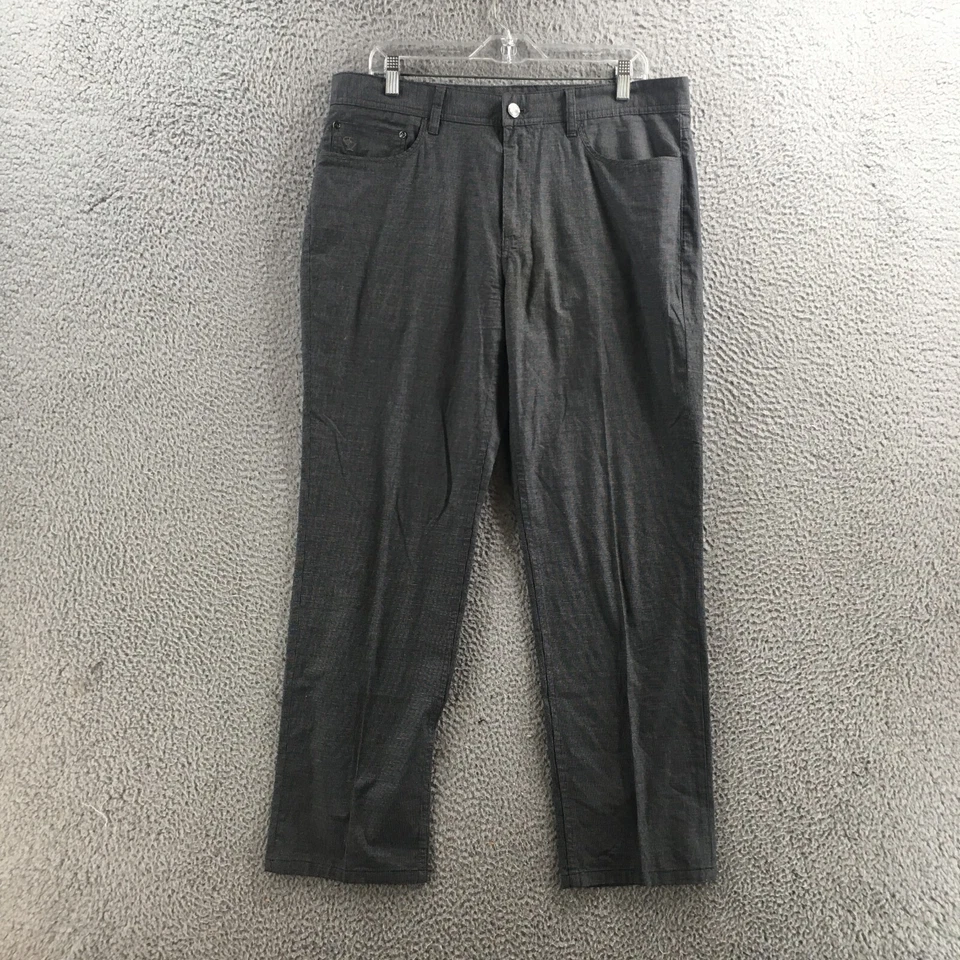 English Laundry Chino Pants Mens 36x34 (actual 37x30) Gray Cotton Blend Mid Rise - Image 1 of 4