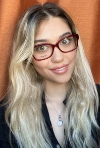 New COACH HC 6071 5029 52mm Red Rx-able Women's Eyeglasses Frame 52-16-135 - Picture 1 of 15