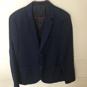 Mens Blue Smart/suit Jacket Size UK 40” Topman VGC - Picture 1 of 10