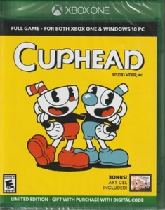 Cuphead (Xbox One/PC) - Best Buy Limited Edition Case and Art Cel, No Game, New - Picture 1 of 2