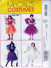 No-Sew Sewing Pattern McCall's Costumes 6186 Fairy Devil Witch Dancer Tutu Wings