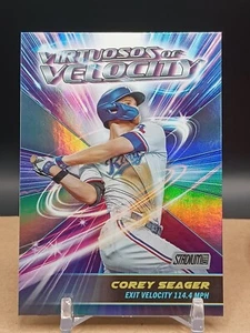 Topps Stadium Club 2024 - Virtuosos of Velocity #VV-9 Corey Seager - Imagen 1 de 1
