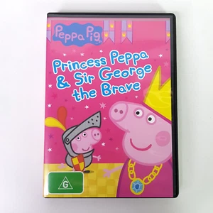 Peppa Pig Princess Peppa & Sir George The Brave DVD Animated Kids TV Show PAL 4 - Picture 1 of 4