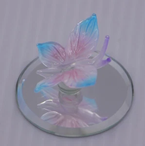 1998 GLASS BARON HAND CRAFTED BUTTERFLY FIGURINE - Picture 1 of 4