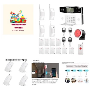 Security Alarm System 99+7 Zone Auto Dial 3/4G GSM SMS Home Burglar Security ... - Picture 1 of 9