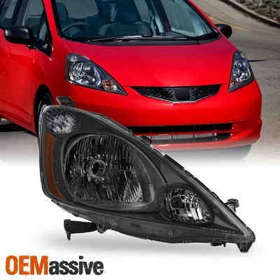 Conjunto de faros tipo halógeno gris hierro pasajero Honda Fit 2009-2014 Foto 1 de 4