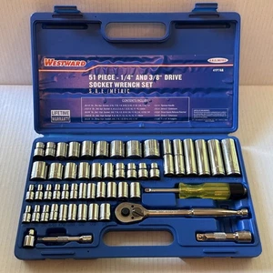 Westward 51 Piece 1/4” & 3/8” Drive Socket Set S.A.E./Metric - Bild 1 von 9