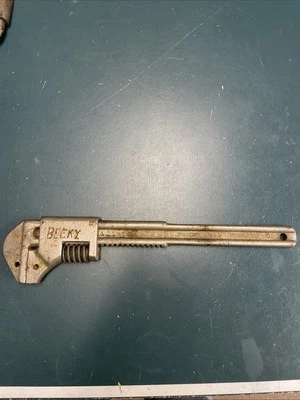 "Llave de tubo ajustable vintage Diamond Calk Horseshoe Co., mono, 15""" Foto 1 de 4