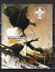 LI07 Congo 2004 On Salt Spring Island Cinderella used souvenir sheet - Picture 1 of 1