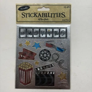 Foil Stickers Film Stars Stickers Biglietto Popcorn Metallizzato 395921 - Foto 1 di 4