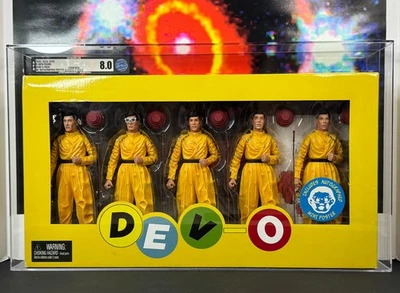 Juego de caja de 5 figuras NECA 2005 DEVO Whip It Band clasificación AFA 8,0 sellado de fábrica *raro Foto 1 de 4