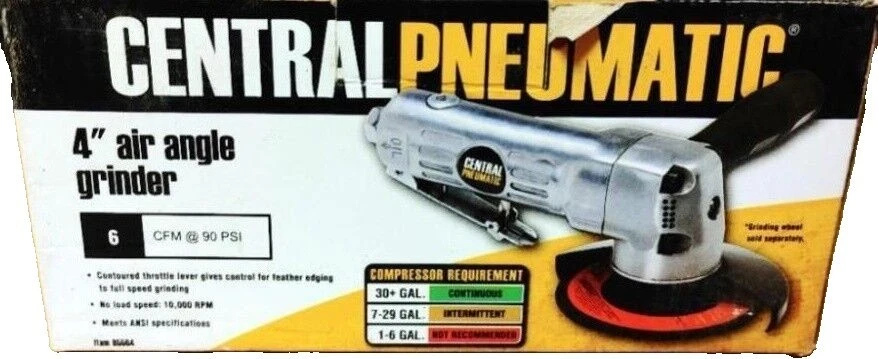 Amoladora angular de aire de 4" pulidora neumática herramienta de corte de metal cortado Foto 1 de 1