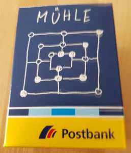 Postbank Werbeartikel Reisespiel Mühle und Dame 17cm NEU u. OVP - Picture 1 of 6