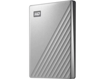 WD 2TB Silver My Passport Ultra Portable Storage External Hard Drive USB-C for P - Image 1 of 4