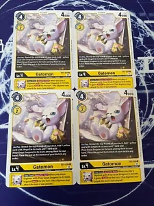 x4 Gatomon EX3-030 C Spielset Digimon TCG drakonisch brüllen - Bild 1 von 1