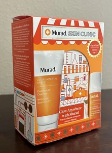 MURAD Glow Anywhere Environmental Shield Essential C Cleanser & Glycolic Serum - Picture 1 of 5