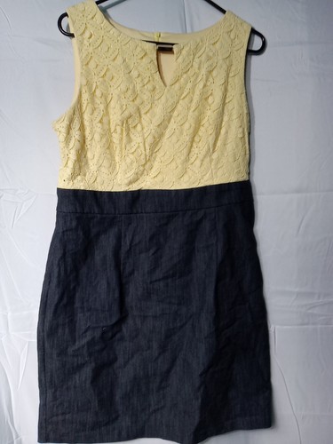 Abito smanicato Alyx taglia 12 primavera giallo e blu