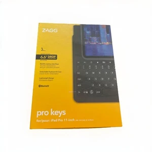 ZAGG Pro Keys Wireless Keyboard with Detachable Case for Apple iPad Pro 11" - Picture 1 of 3