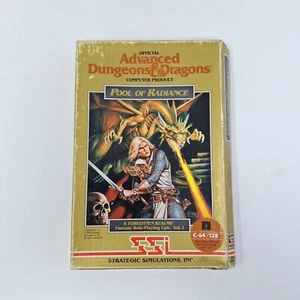 Advanced Dungeons & Dragons: Pool of Radiance Commodore 64/128 - Picture 1 of 9