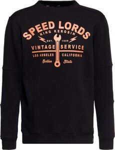 King Kerosin Sweatshirt Speed Lords 1949 Pullover Schwarz