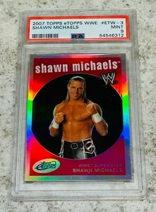 2007 Topps eTopps WWE ETW-3 SHAWN MICHAELS PSA 9 MT 🔥!  740/999 - Picture 1 of 2