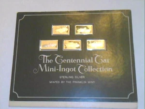 1975 Franklin Mint the Centennial Car sterling Mini-Ingot Collection a - Picture 1 of 4