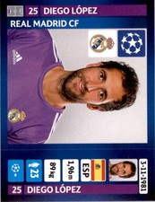 2013-14 Panini UEFA Champions League Stickers #92 Diego Lopez