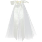  Bridal Veil Costume Party Supply White Bow Knot Veils Headband