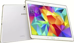 Samsung Galaxy Tab S 10.5 LTE SM-T807V Verizon Unlocked 16GB Dazzling White A - Picture 1 of 1