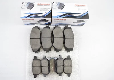 Pastillas de freno delanteras y traseras de cerámica completa Asianautos para Toyota Corolla 2009-2019 Foto 1 de 4
