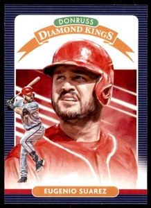 2020 Donruss Diamond Kings Eugenio Suarez Cincinnati Reds #4 Retro