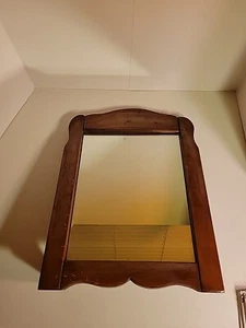 Mirror Tabletop Vanity Dresser Freestanding Framed Mirror Vintage - Picture 1 of 8